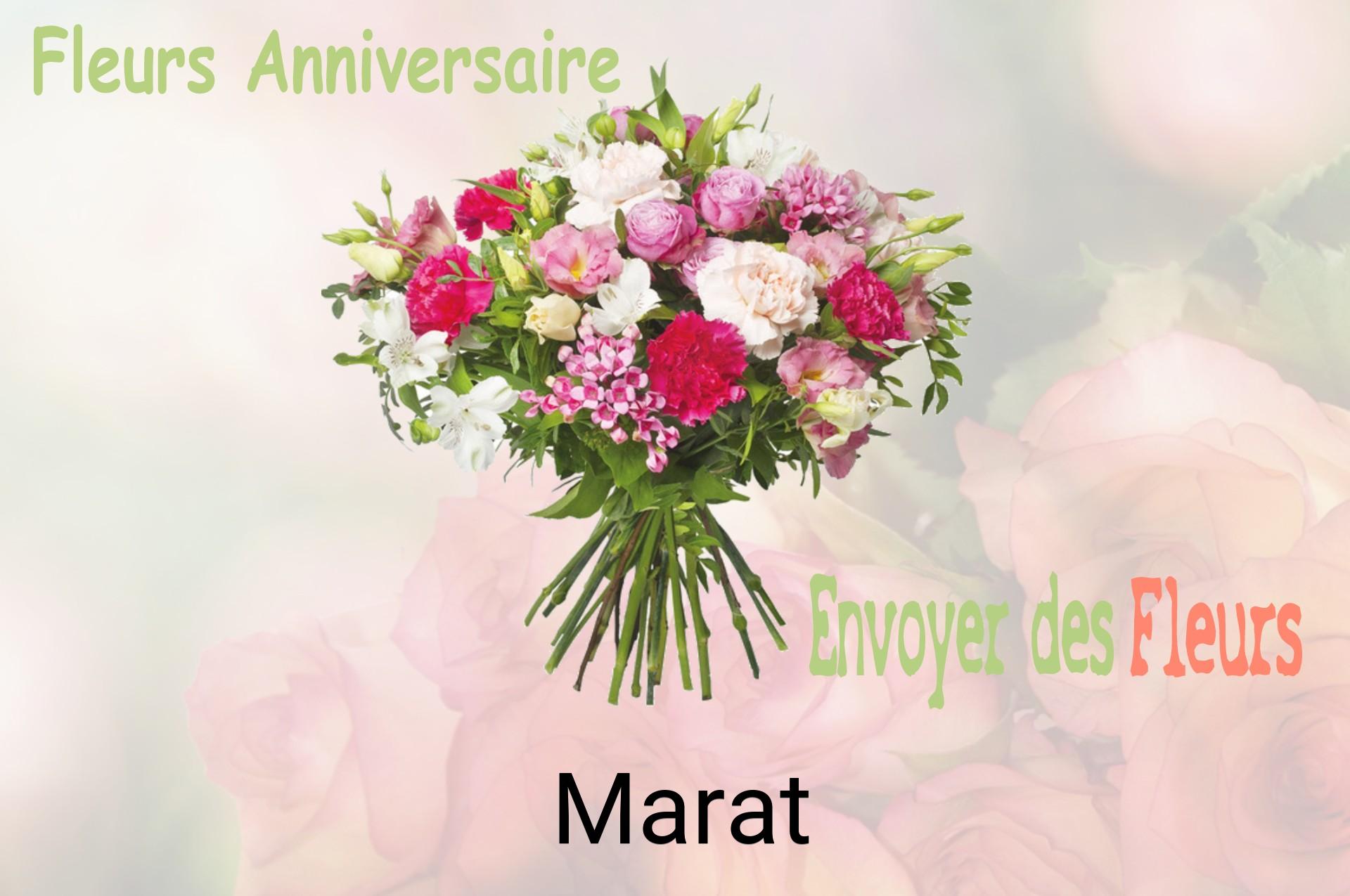 Bouquet de fleurs d’anniversaire livré à Marat