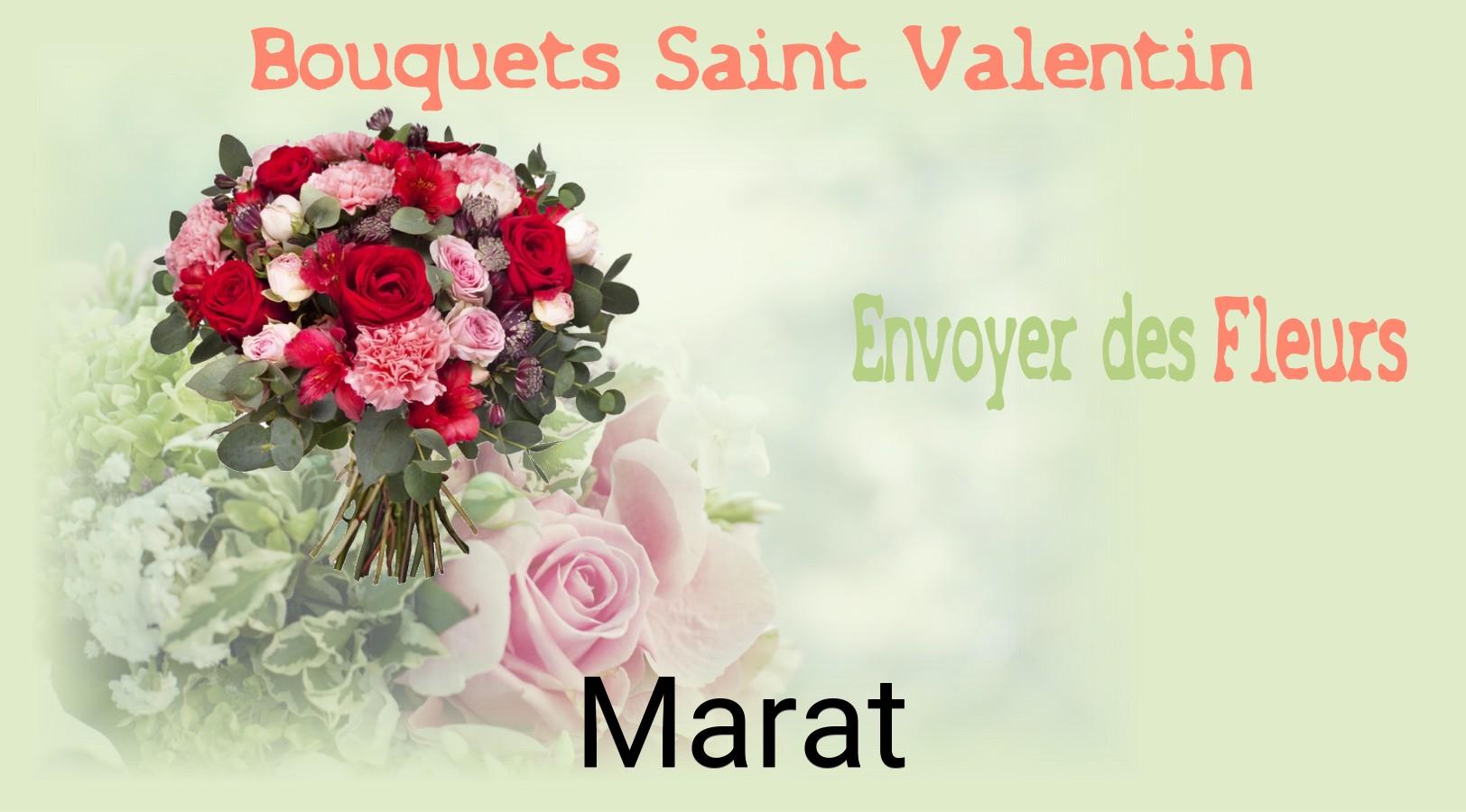 Roses de Saint-Valentin livrées à Marat